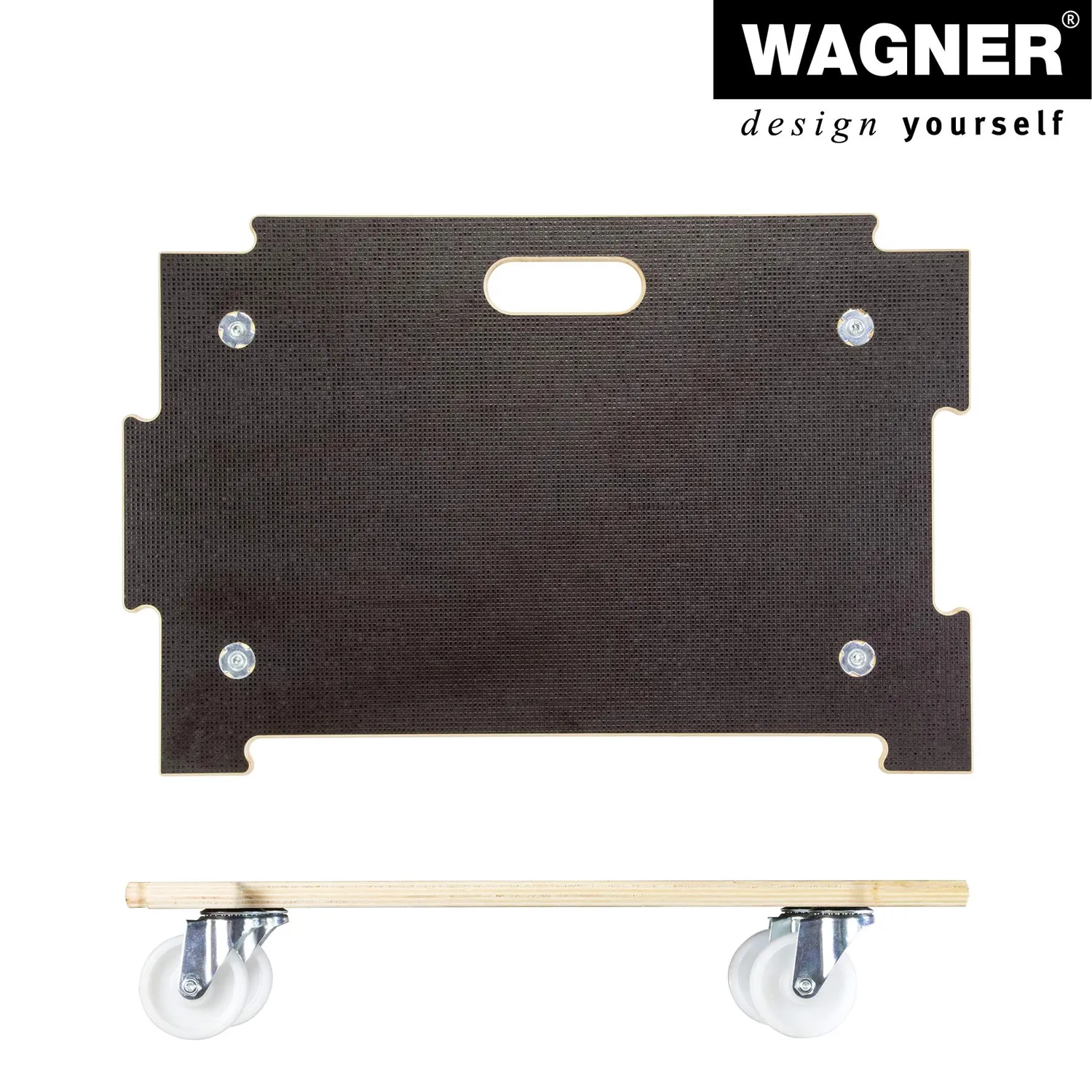 WAGNER MM 1382 carrello trasporto 59x39cm portata 250kg espandibile