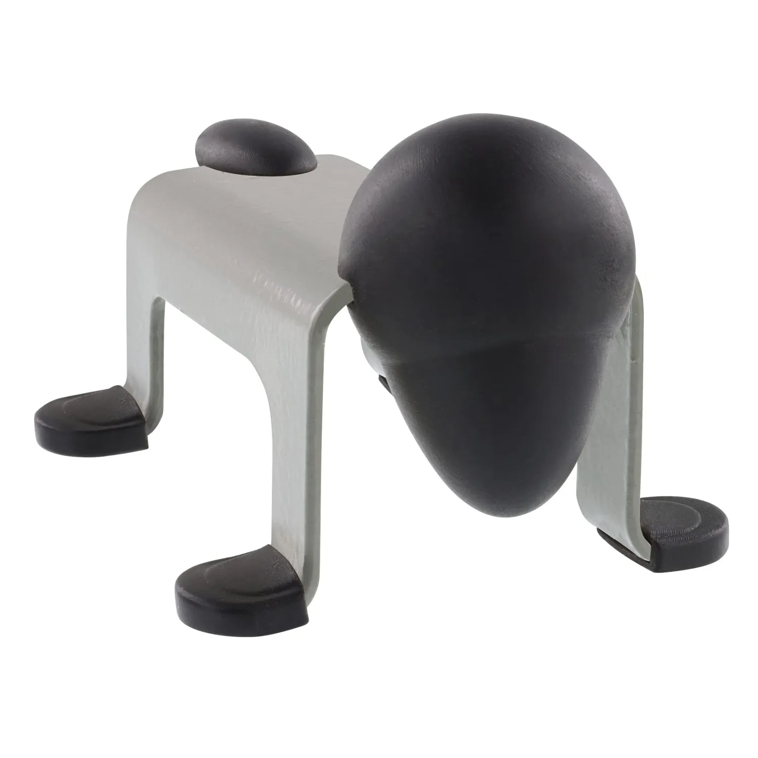 Wagner Dog Door Stop EH 5205 fermaporta da appoggiare bianco nero 105 mm