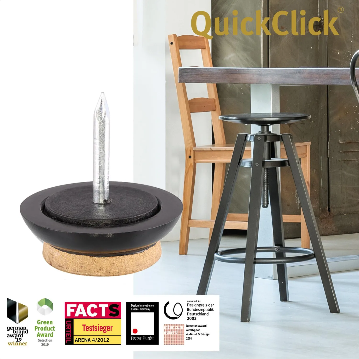 Wagner QuickClick 15419280 feltrini chiodo Ø20 mm 80 pezzi SYNO