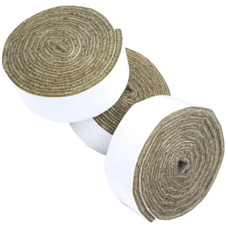 Adsamm Nastro Feltro 24x1000 mm Marrone 3 Rotoli 3,5 mm