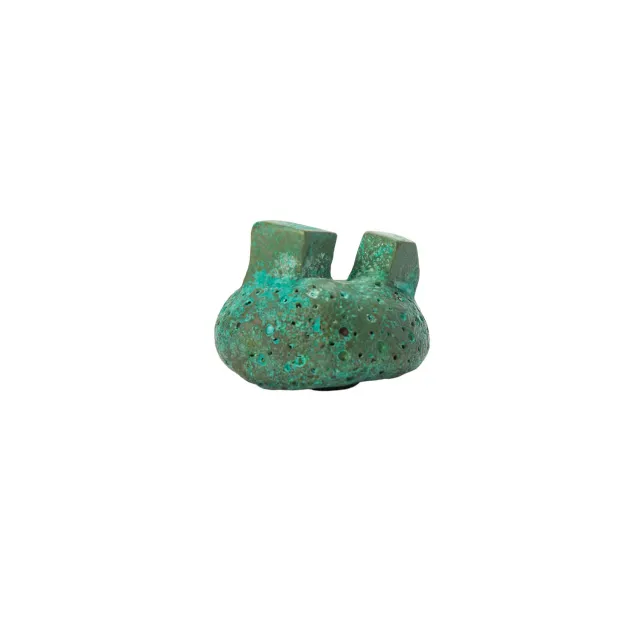 NIVA Design Pietra pomello ottone verde acidato