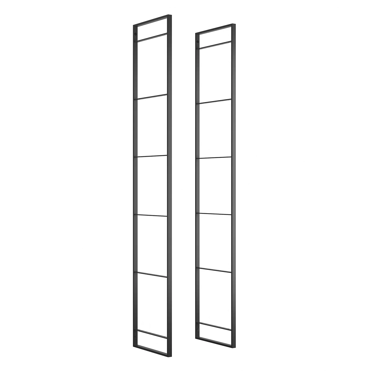 Emuca Scaffale Industriale 1150mm Nero Mogano 4 Ripiani
