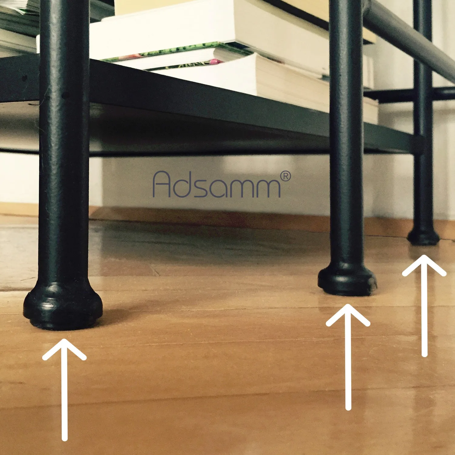 Adsamm ø 12 mm feltrini autoadesivi marrone 384 pezzi ultrasottili