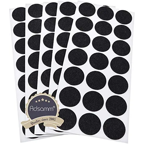 Adsamm ultrasottili ø30 mm feltrini neri 105 pz 1,5 mm