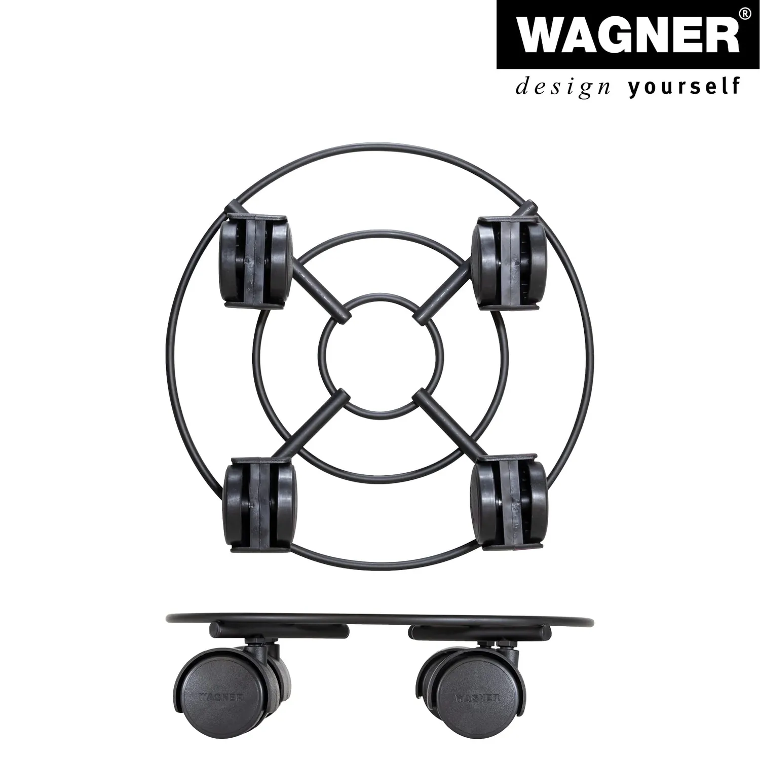 Wagner Draht GH 0942 sottovaso ruote Ø23 cm 60 kg