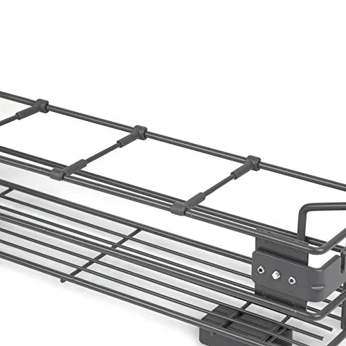 Emuca Estraibile Carrello Portabottiglie 200 mm Antracite