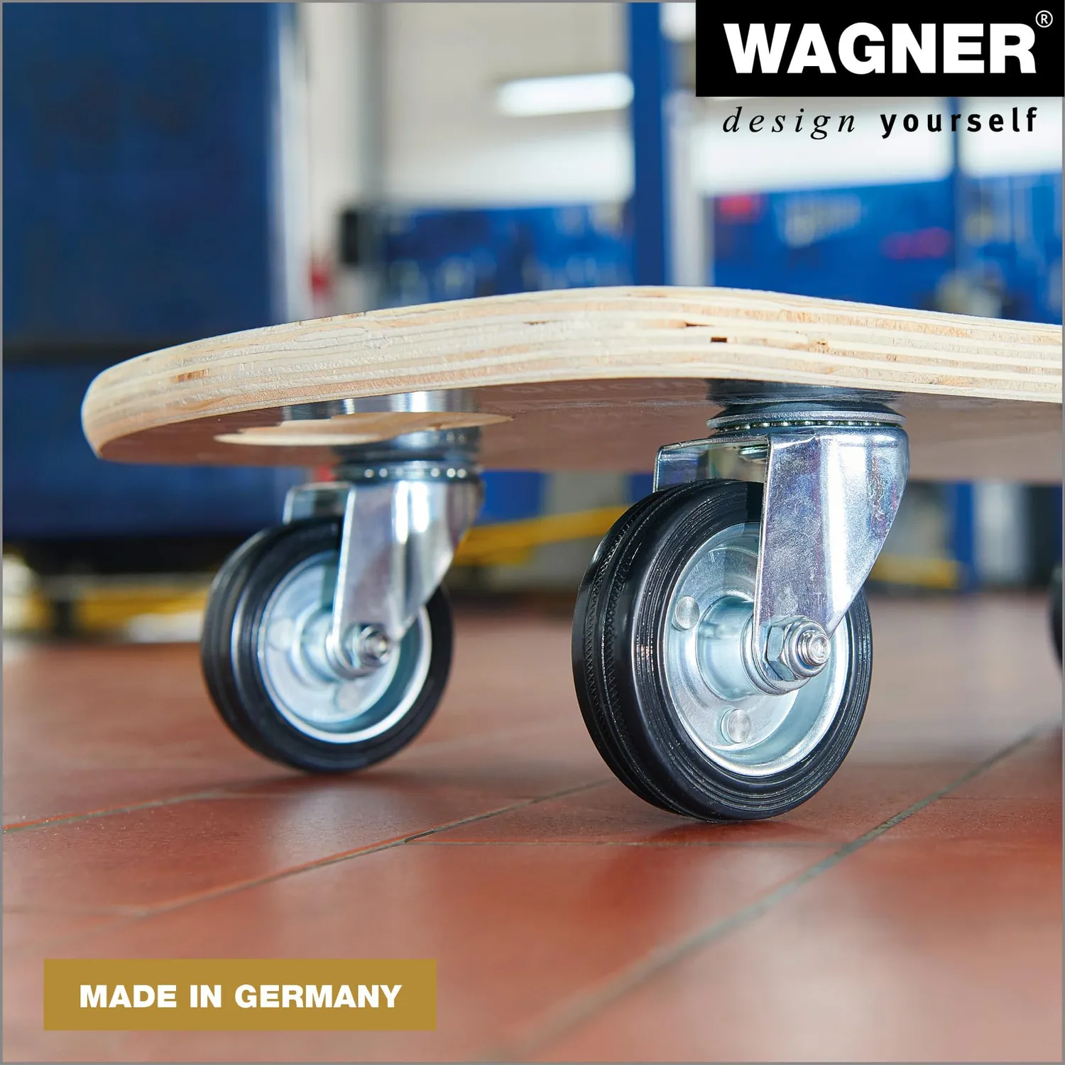 WAGNER MM 1312 carrello trasporto 57,5x29 cm gomma 300 kg
