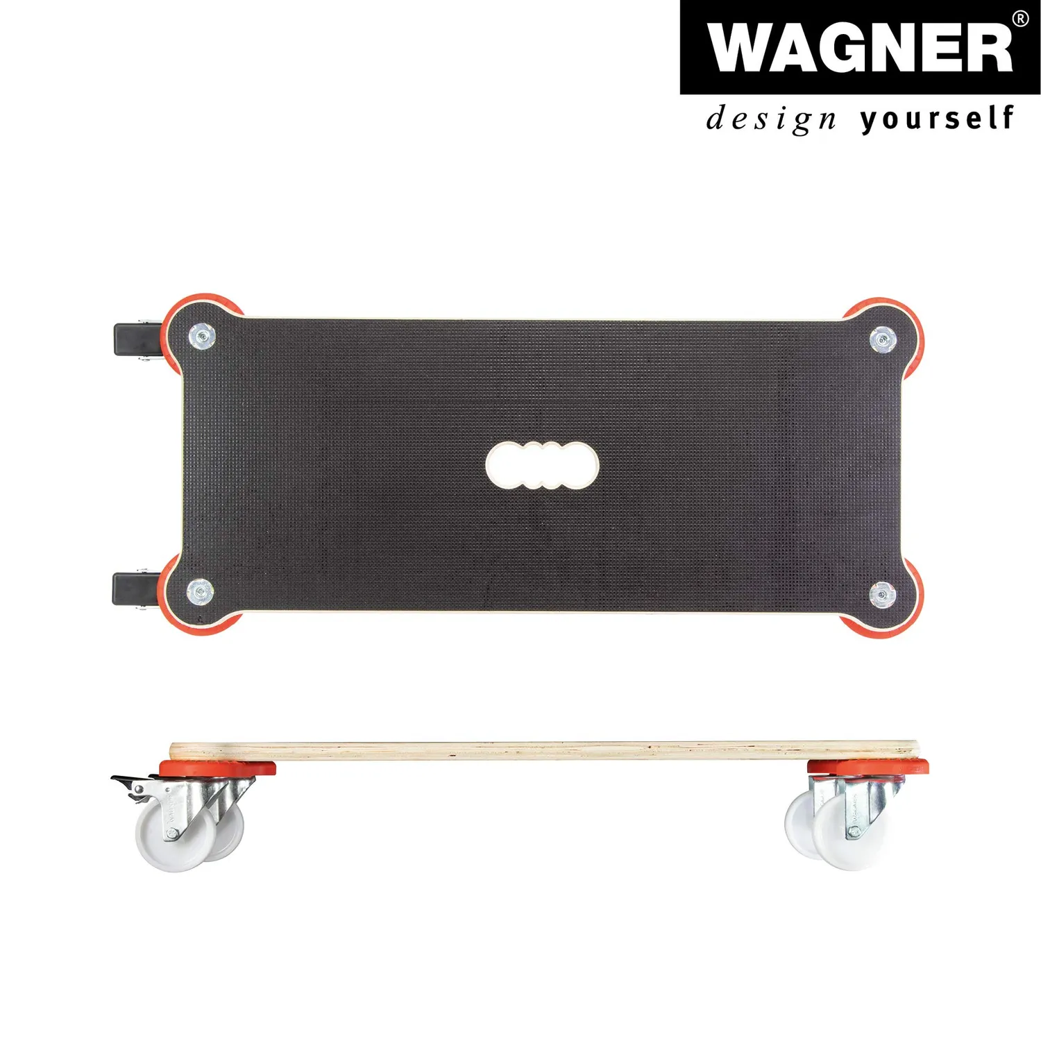 Wagner MM 1365 Carrello Trasporto 71x31 cm 200 kg Antiscivolo