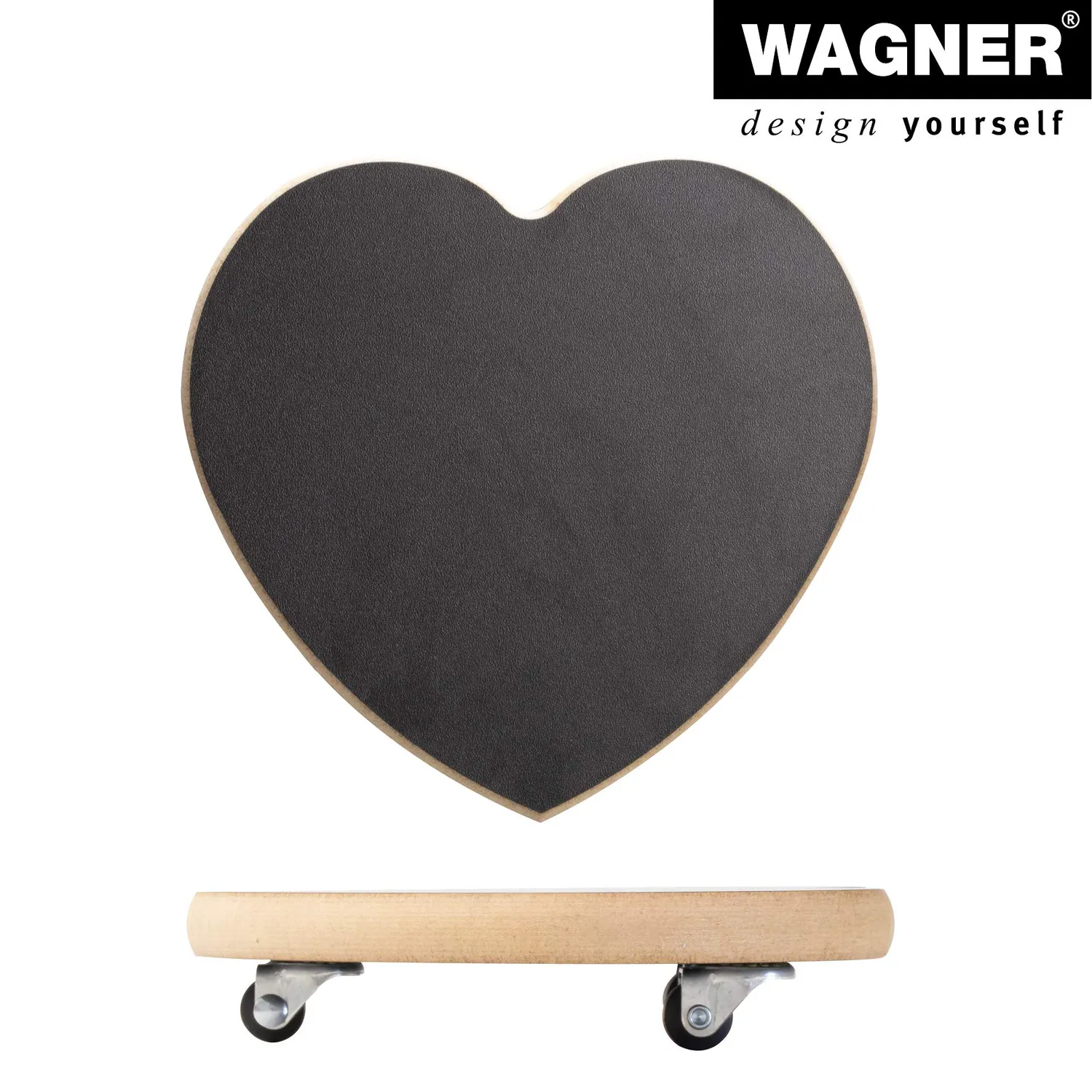 WAGNER Black 20027701 carrello piante nero Ø33 cm 100 kg