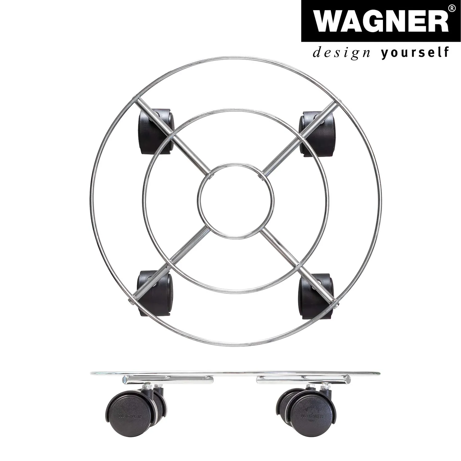 Wagner Chromato carrello piante Ø30 cm 60 kg