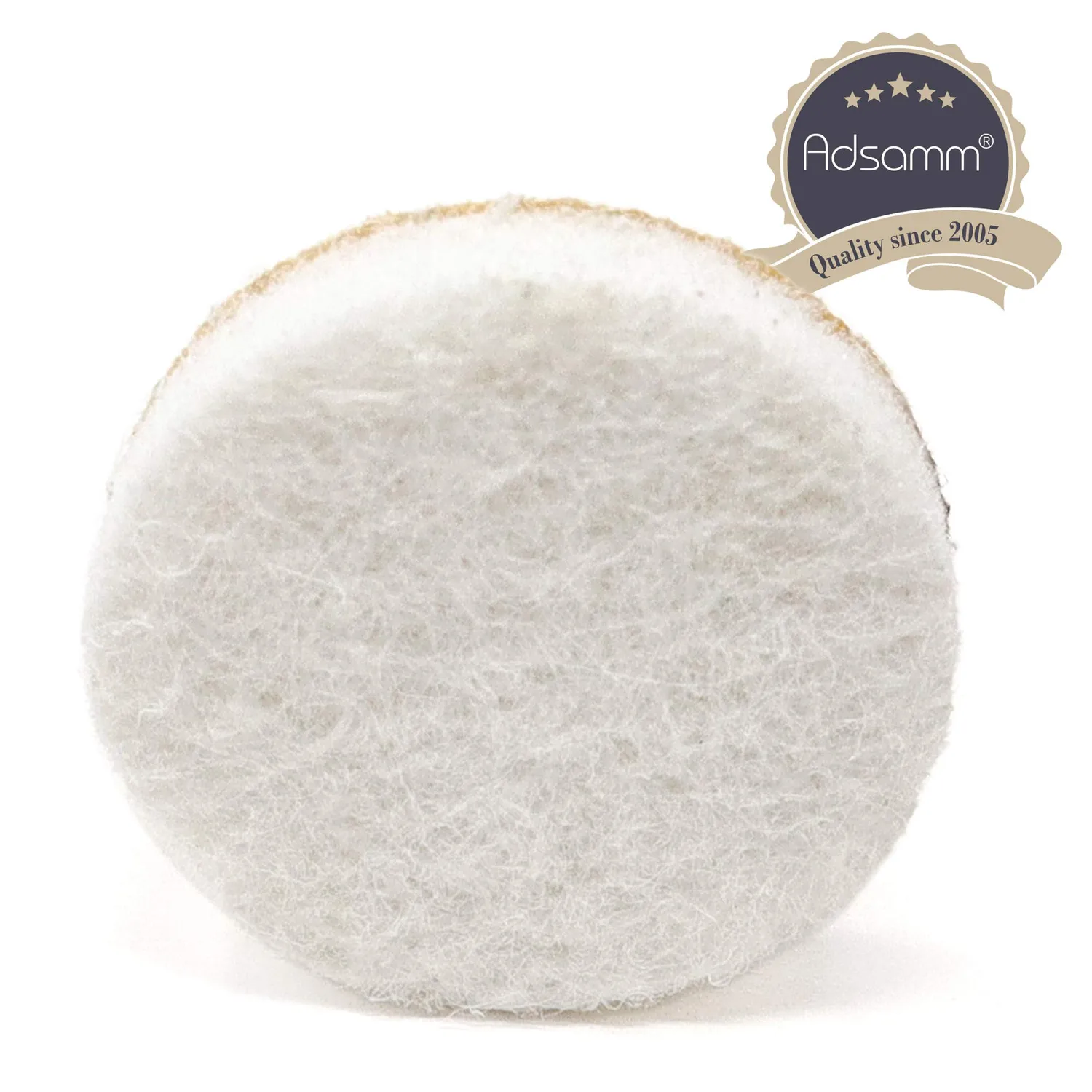 Adsamm Feltrini Adesivi Bianchi 22 mm 16 Pezzi 5,5 mm