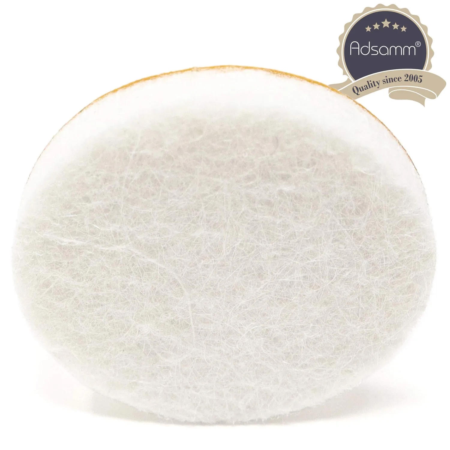 Adsamm Quality Ø 34 mm feltrini autoadesivi 16 pezzi bianchi 5,5 mm