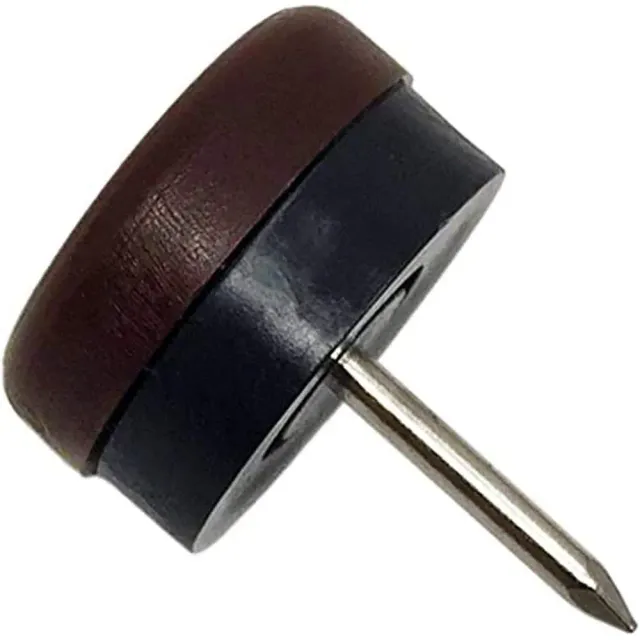 Adsamm Quality puntali plastica con chiodo 32pz marrone Ø20 mm