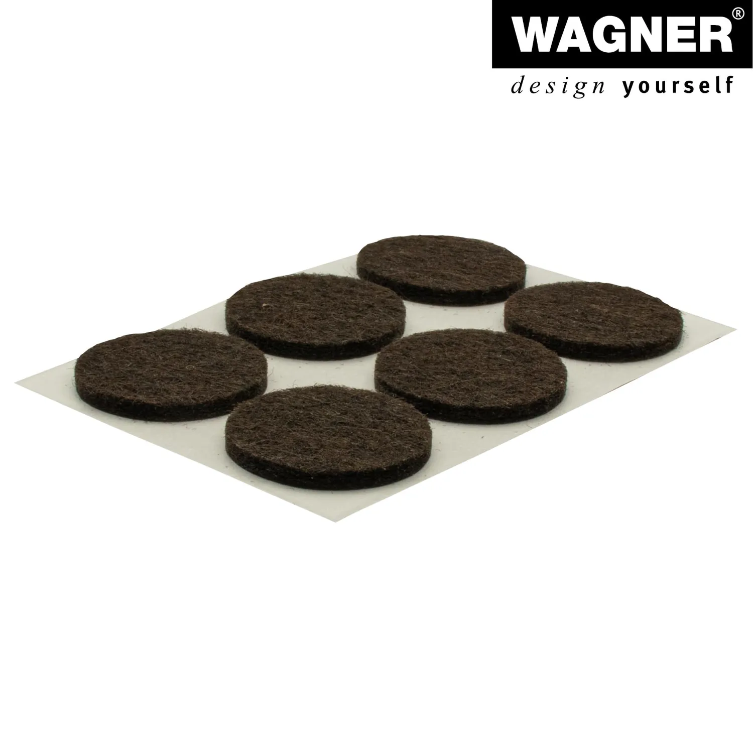 Wagner 15132699 EH 1326 feltrini adesivi marroni 24 pezzi