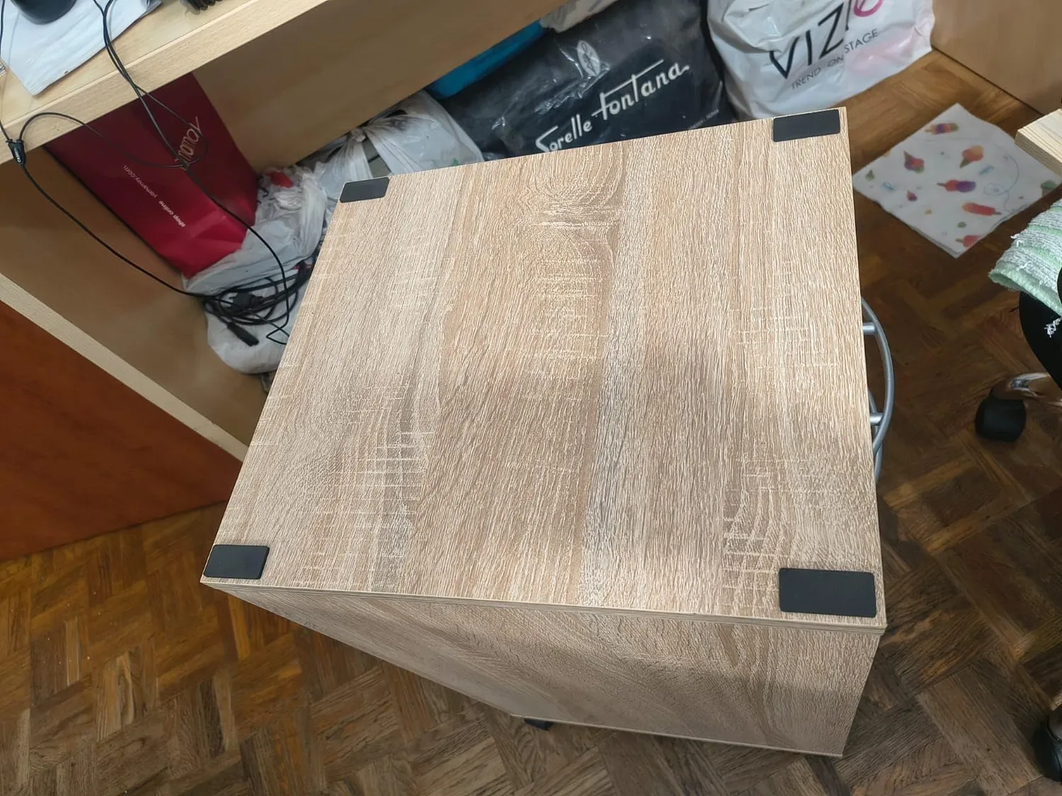 Adsamm Quality Antiscivolo Ø 70 mm 6 Pezzi Neri in Gomma