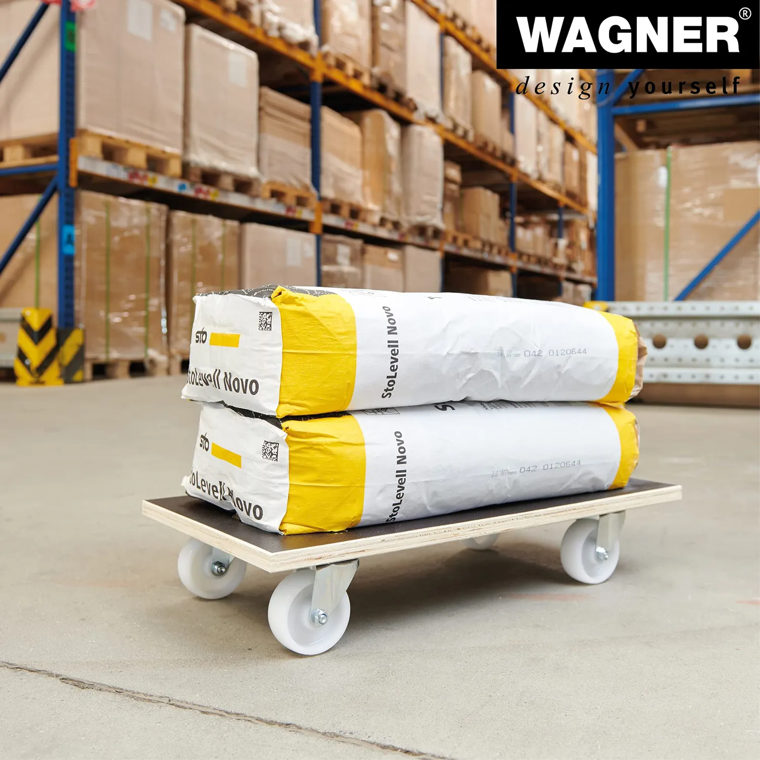 WAGNER MM 1109 carrello trasporto 57,5x30 cm 250 kg
