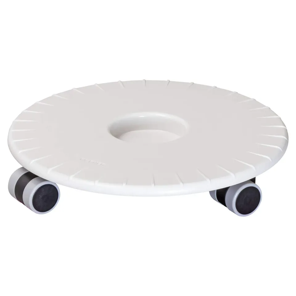 Wagner Carrello Piante Flat Ø30 Bianco Portata 80kg