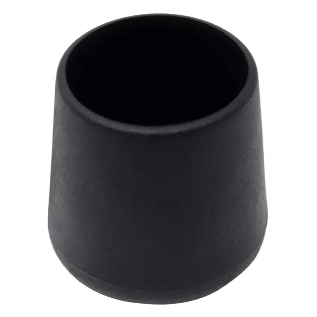 Adsamm Quality puntale tondo nero 32-33 mm 1 pezzo PVC