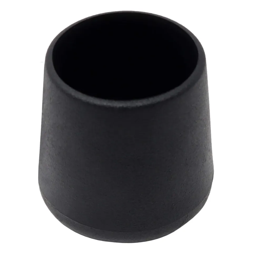 Adsamm Quality puntale tondo nero 32-33 mm 1 pezzo PVC