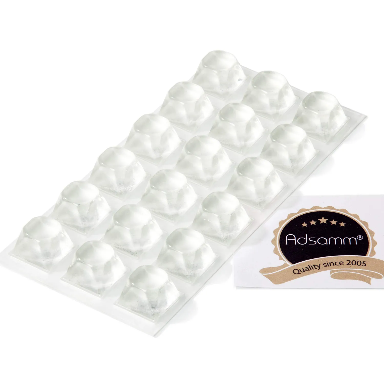 Adsamm gommini antiscivolo trasparenti rotondi adesivi