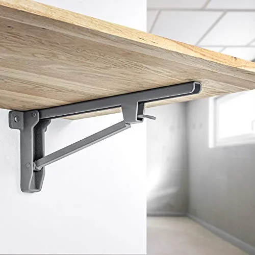 Gedotec Zeus staffa pieghevole 420x115x180 mm acciaio
