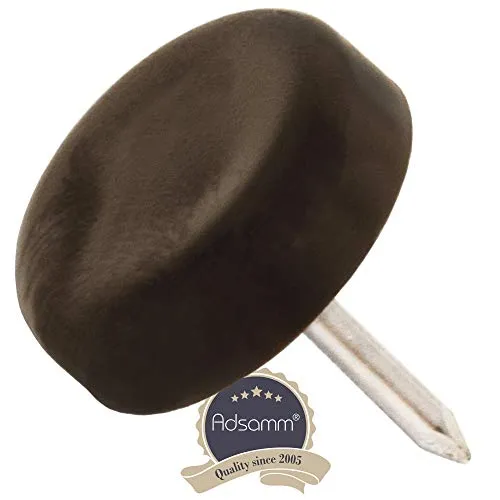 Adsamm PG-N-BR-18 feltrini con chiodo 100 pz Ø18 mm marroni