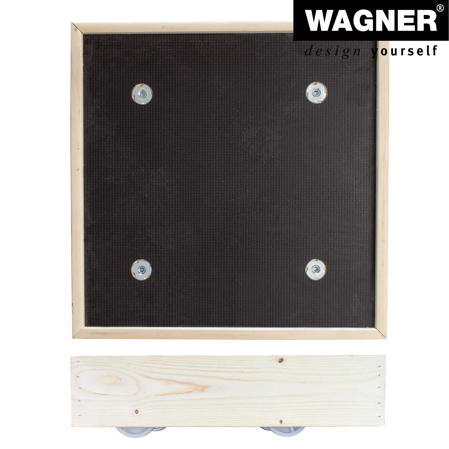 Wagner Maxigrip Carrello Piante 38 cm Legno 200 kg