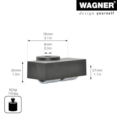 Wagner Metris RO 7170 rotella design nera 27 mm