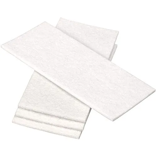 Adsamm fogli feltro autoadesivo bianco 8x18 cm 4 pezzi