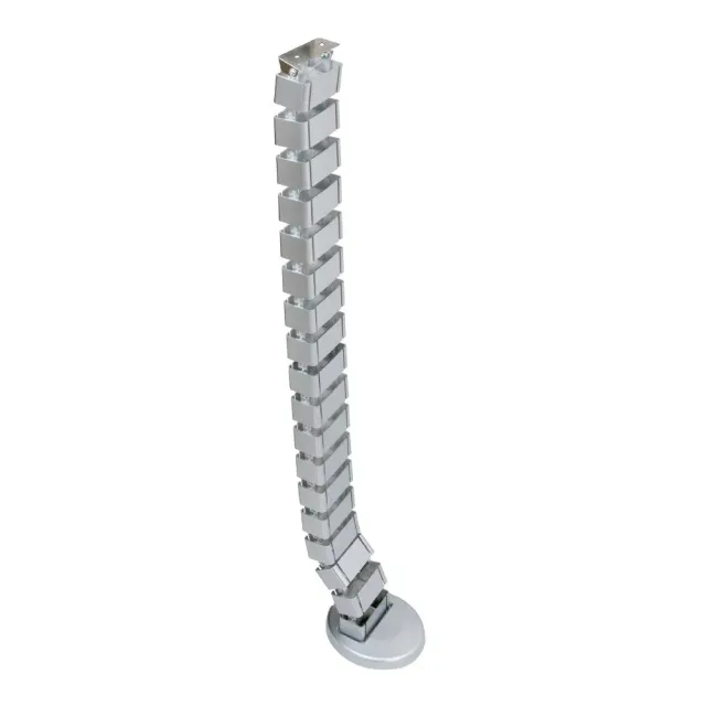 Emuca 3196725 Colonna Passacavi Verticale Argento 18 Segmenti