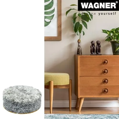 Wagner EH 1215 feltrini adesivi tondi 16 pezzi grigi extra