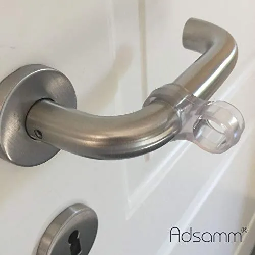 Adsamm Paracolpi Anello Maniglie PVC Trasparente Ø16/18 mm