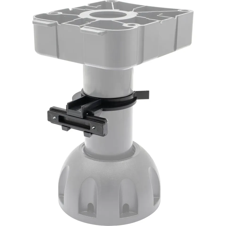Wagner 12041200 clip fissaggio piedini cucina 2 pezzi grigio