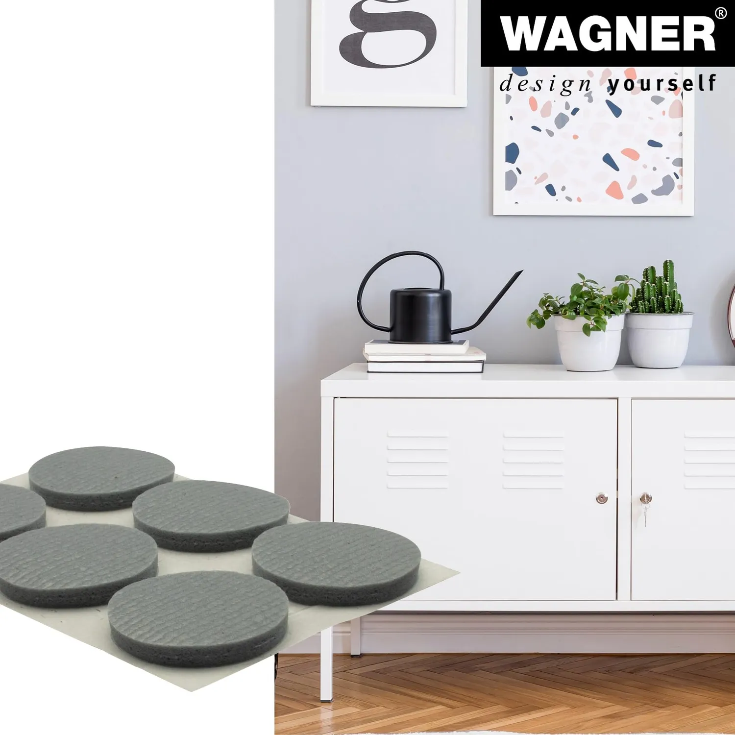 Wagner 16032899 Soft Pads EVA Mix 28mm 12 Pezzi Grigi
