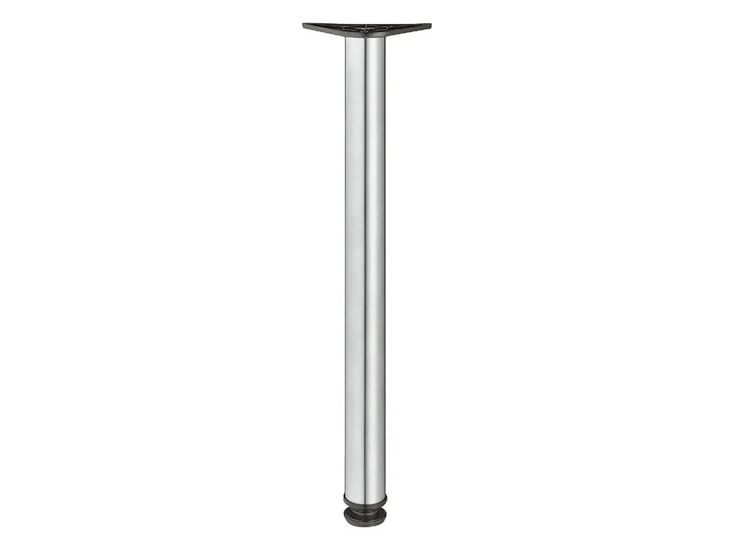 Gedotec gambe tavolo 710mm nero opaco D60 4 pezzi