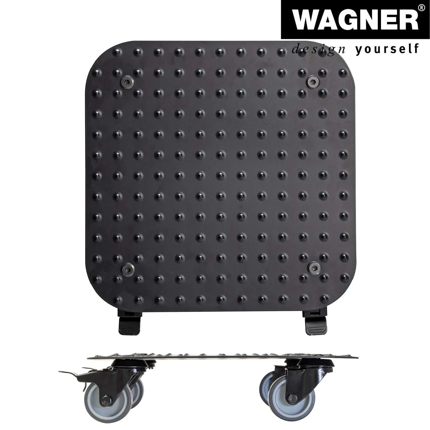 Wagner Alaska 20700301 carrello piante 29x29 cm nero 150 kg