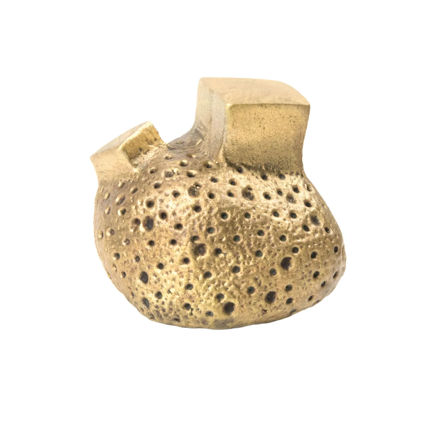 NIVA Design Pietra pomello ottone satinato confezione