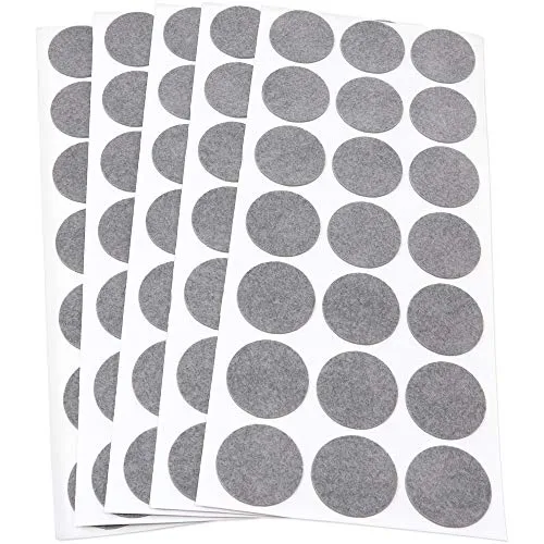 Adsamm feltrini ultrasottili grigi 30 mm 105 pezzi viscosa 1,5 mm