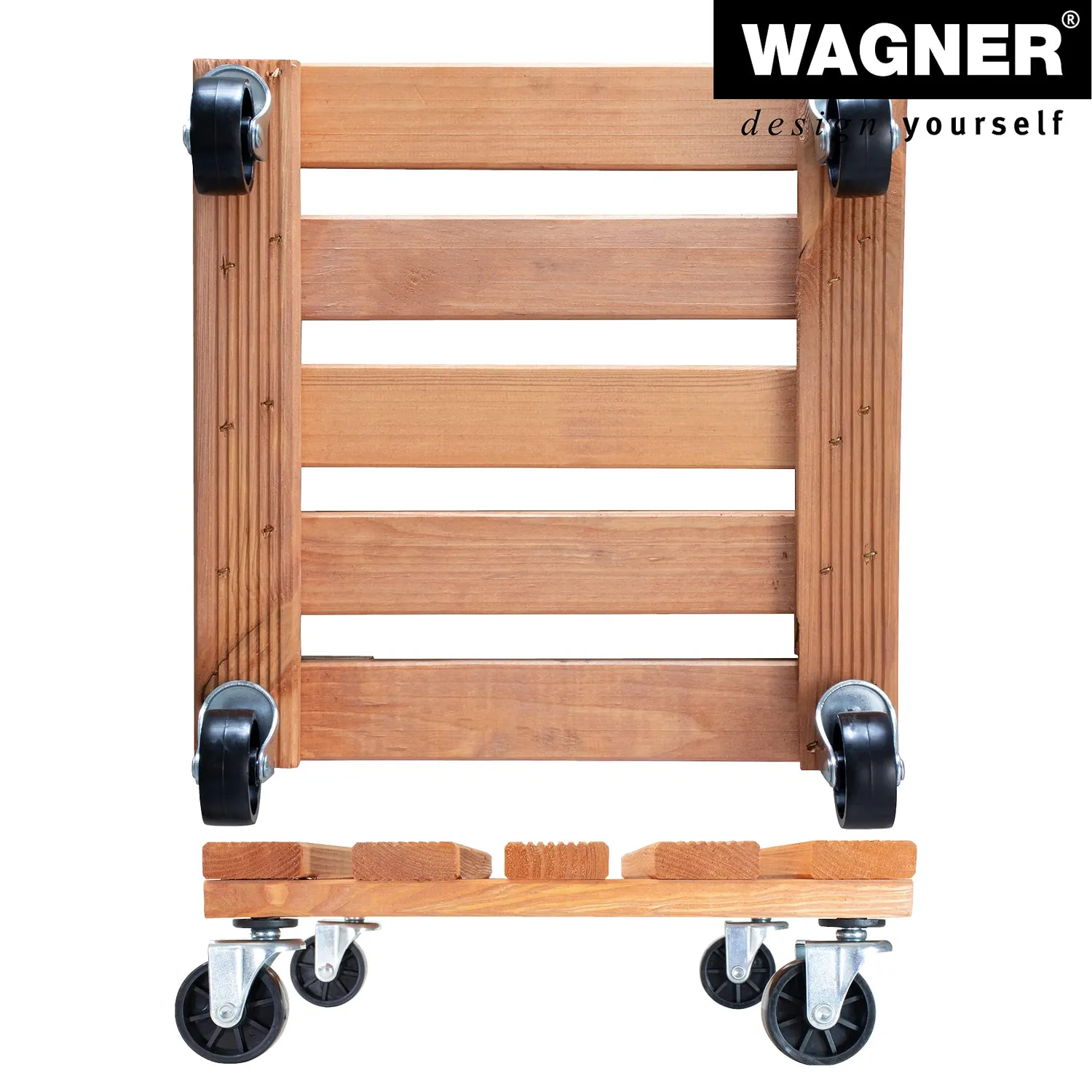 Wagner Toscana 20015301 carrello piante legno 29x29 cm