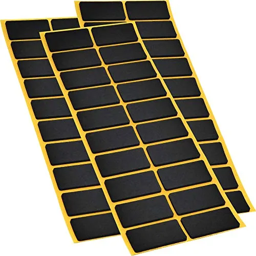 Adsamm pad antiscivolo neri 20x40 mm gomma 60 pezzi