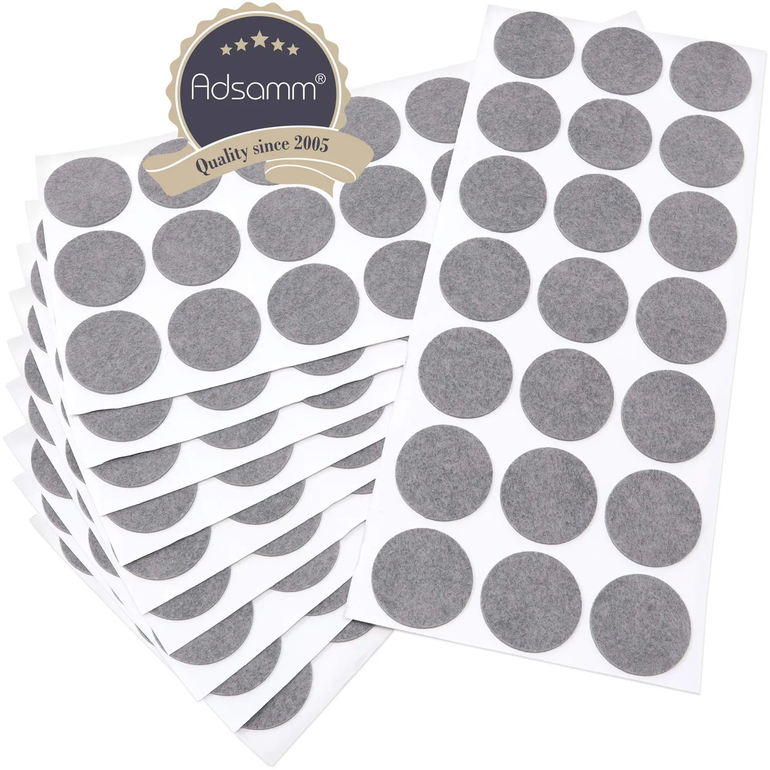 Adsamm Ultrasottili ø 30 mm Feltrini Grigi 210 pz 1,5 mm