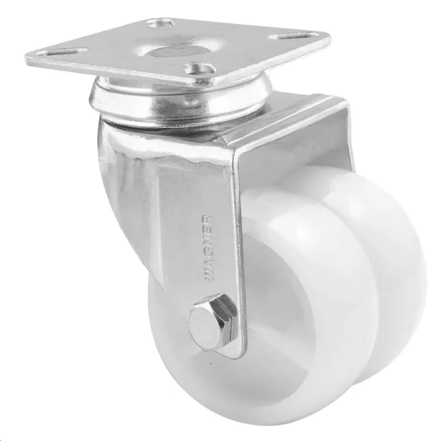Wagner Eco RO 1252 rotella doppia Ø 50 mm bianca 1 pz 70 kg