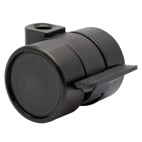 Wagner Design RO0212 rotella mobili nera con freno 1 pz 50 kg