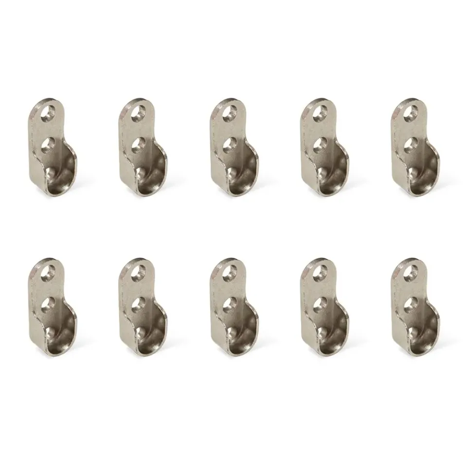 Emuca 7065107 reggitubo armadio nichelato set 10 pezzi zama