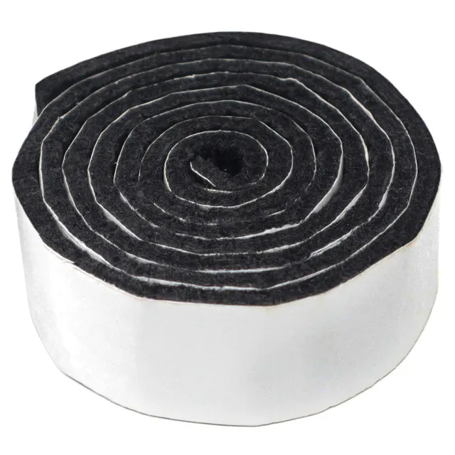 Adsamm rotolo feltro autoadesivo 24x1000 mm nero 1 pezzo 3,5 mm