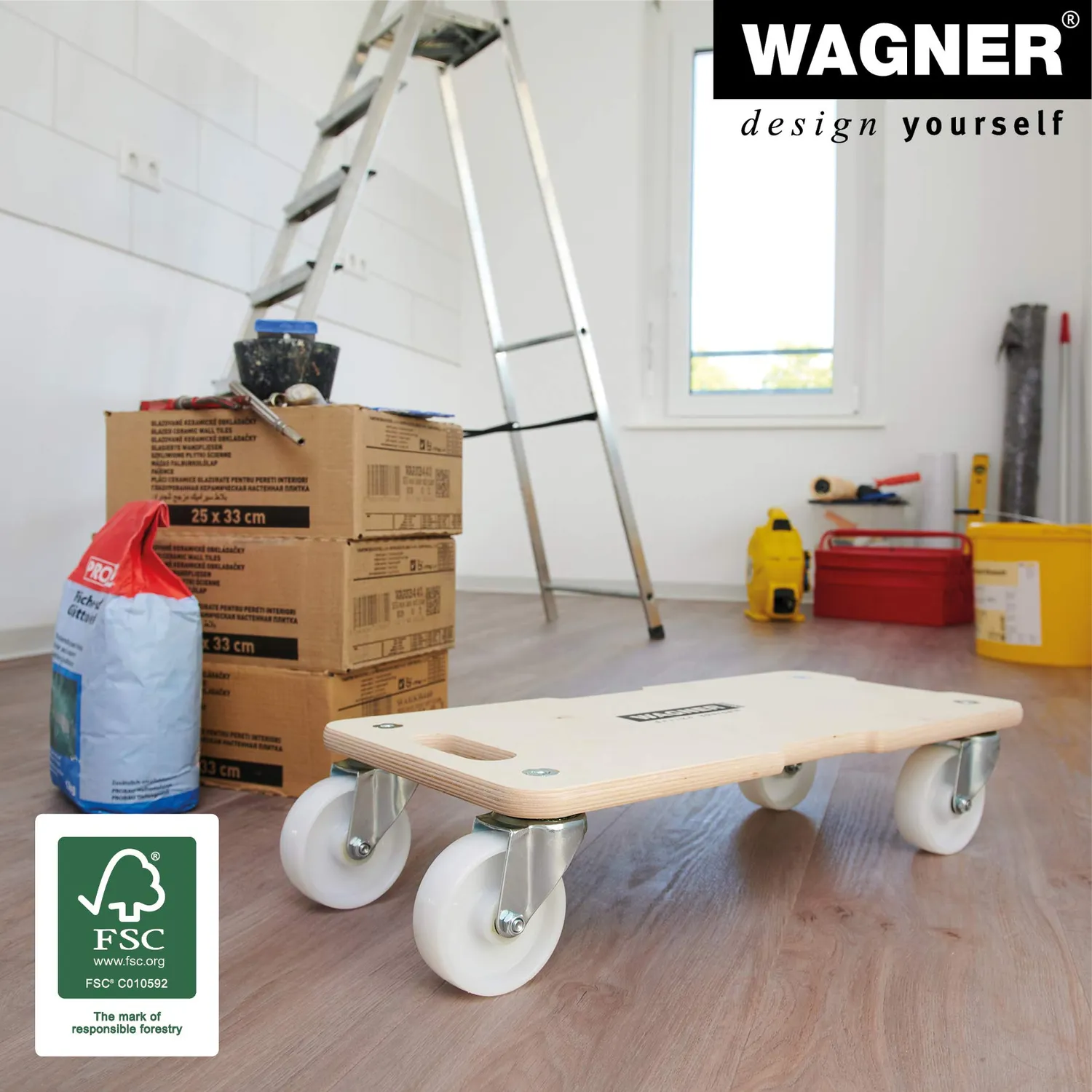 Wagner MM 1326 20132601 carrello trasporto 59x29 cm 400 kg