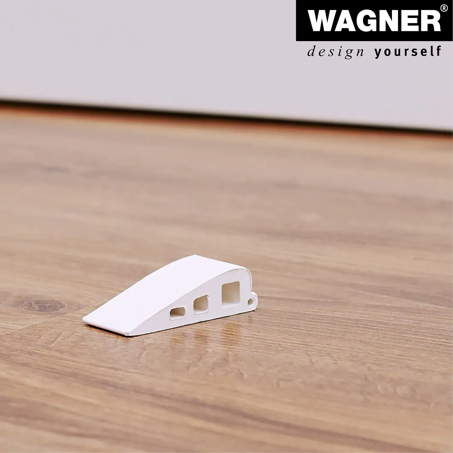Wagner Coneo fermaporta cuneo gomma bianca 2 pezzi