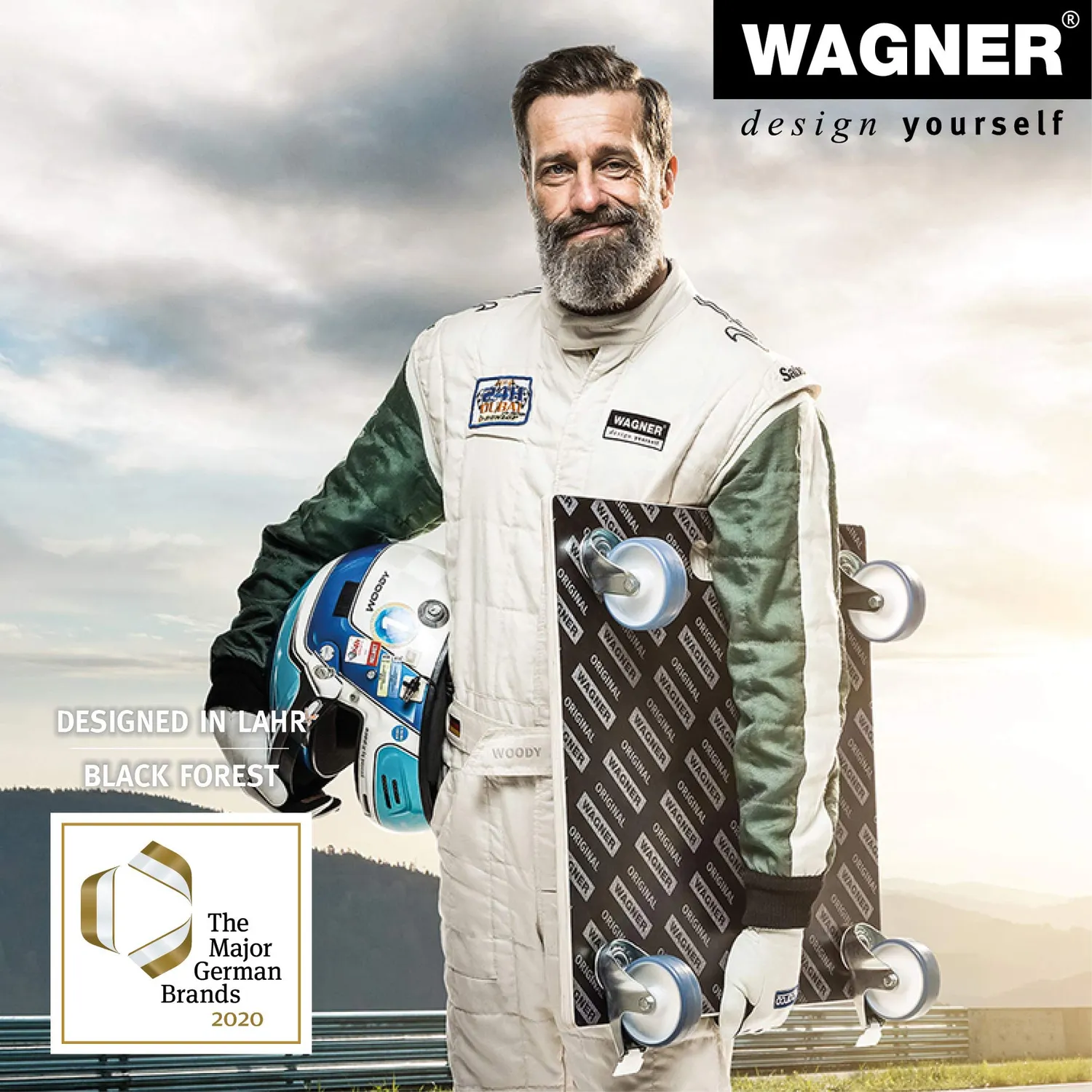 WAGNER MM 3061 rete elastica trasporto 80x80 cm nera