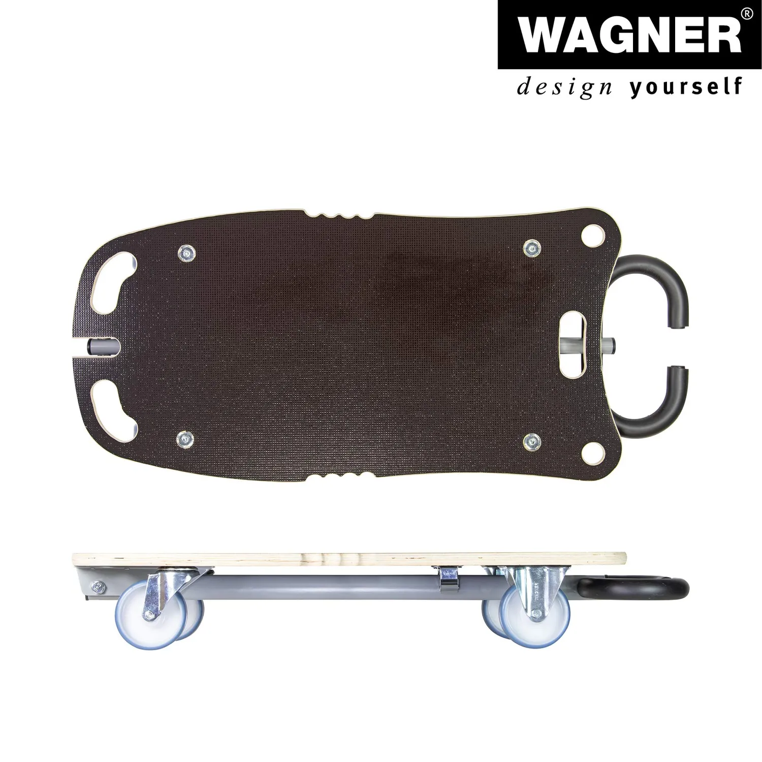 WAGNER MM 1187 carrello trasporto 80x40 cm 300 kg antiscivolo