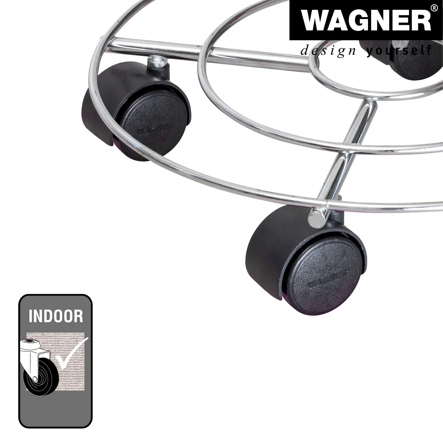 Wagner Chromato carrello piante Ø30 cm 60 kg